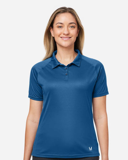 HUK Women’s LoPro Solid Performance Polo H612L03 #colormdl_Set Sail