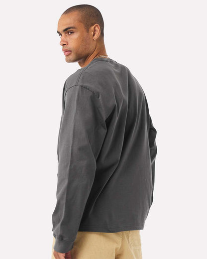 BELLA + CANVAS Unisex 7.5 oz Heavyweight Long Sleeve Tee 4651 #colormdl_Asphalt
