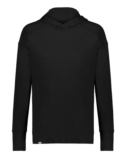 Holloway Women's Eco Revive™ Ventura Soft Knit Hooded Sweatshirt 222798 #color_Black