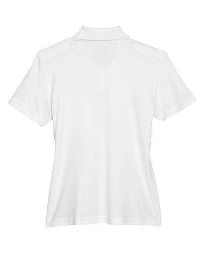 CORE365 Women's Origin Performance Piqué Polo with Pocket 78181P #color_White