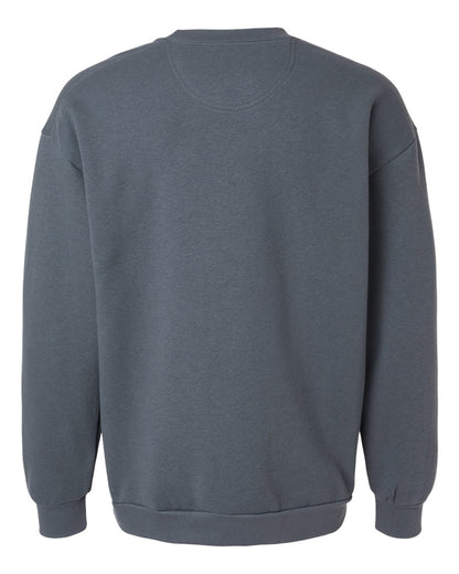 American Apparel Unisex ReFlex Fleece Crewneck Sweatshirt RF496 #color_Asphalt