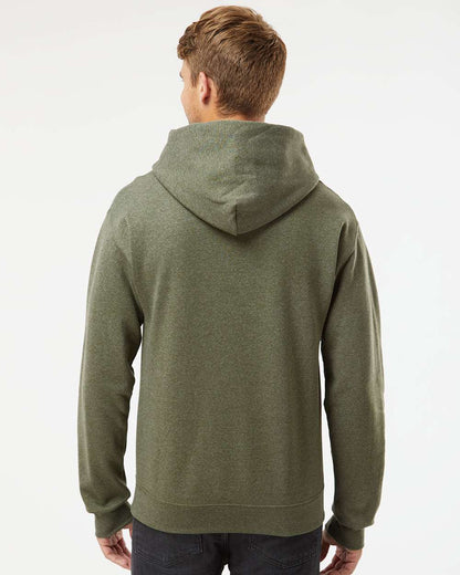 JERZEES Unisex NuBlend® Hooded Sweatshirt 996MR #colormdl_Military Green Heather