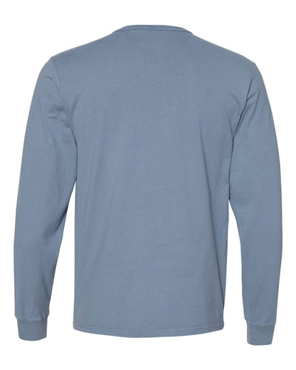 Champion Garment-Dyed Long Sleeve T-Shirt CD200 #color_Saltwater