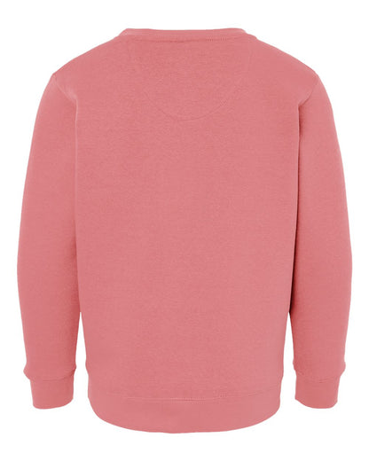 LAT Youth Elevated Fleece Crewneck Sweatshirt 2225 #color_Mauvelous
