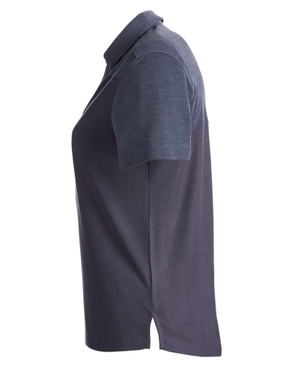 CORE365 Women's Fusion ChromaSoft™ Colorblock Polo CE112CW #color_Classic Navy/ Classic Navy Heather