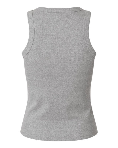 American Apparel Women's Baby Rib Tank BR2101 #color_Heather Grey