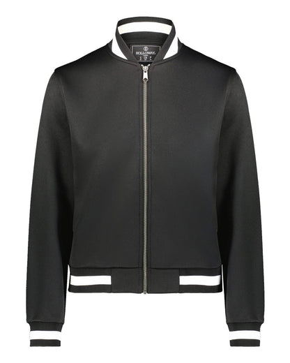 Holloway Women's V-Street Full-Zip Jacket 223747 #color_Black/ White