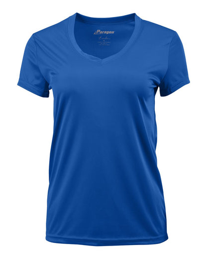 Paragon Women's Vera V-Neck T-Shirt 203 #color_Royal