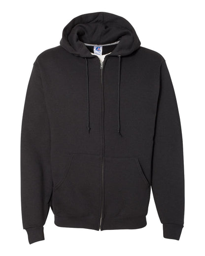 Russell Athletic Unisex Dri Power® Full-Zip Hooded Sweatshirt 697HBM #color_Black
