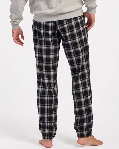 Boxercraft Flannel Joggers BM6625 #colormdl_Heritage Black Plaid