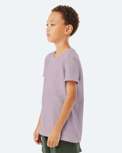 BELLA + CANVAS Youth Jersey Tee 3001Y #colormdl_Light Violet