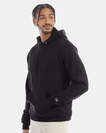 Champion Unisex Powerblend® Hooded Sweatshirt S700 #colormdl_Black