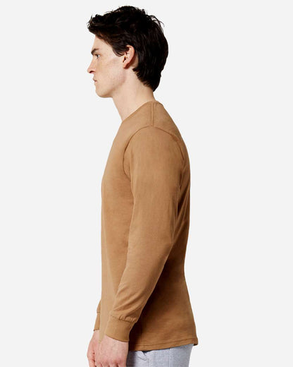 Lane Seven Heavyweight Long Sleeve T-Shirt LS15009 #colormdl_Toasted Coconut
