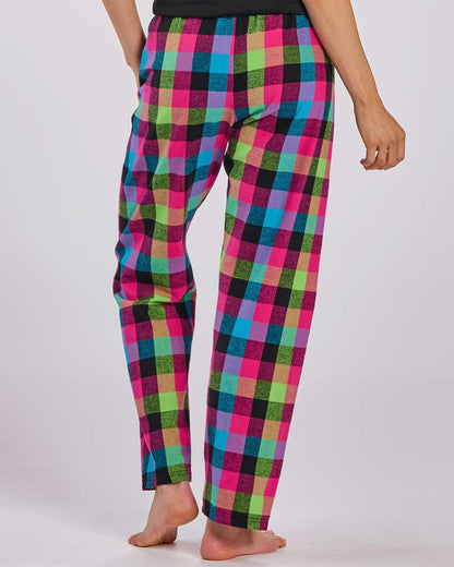 Boxercraft Women's Haley Flannel Pants BW6620 #colormdl_Neon Buffalo