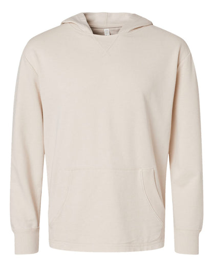 LAT Unisex Vintage Wash Fleece Hoodie Sweatshirt 6936 #color_Washed Natural