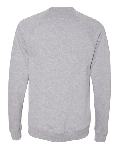 BELLA + CANVAS Unisex Sponge Fleece Raglan Crewneck Sweatshirt 3901 #color_Athletic Heather