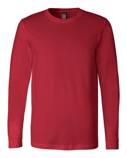 BELLA + CANVAS Jersey Long Sleeve Tee 3501 #color_Red