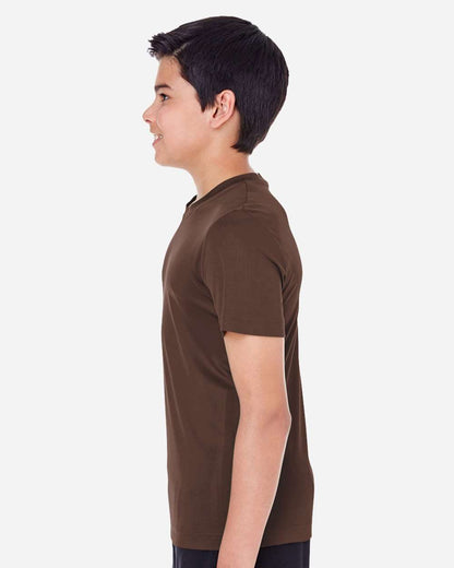 Team 365 Youth Zone Performance T-Shirt TT11Y #colormdl_Sport Dark Brown