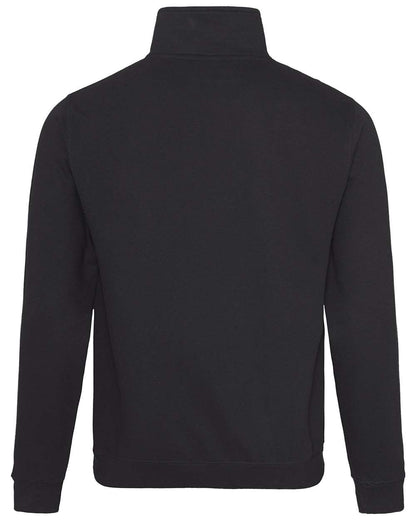 AWDis Unisex Sophomore Quarter-Zip Pullover JHA046 #color_Jet Black