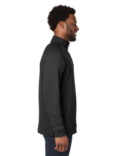 Devon & Jones Men's New Classics® Charleston Quarter-Zip Pullover DG481 #colormdl_Black Melange