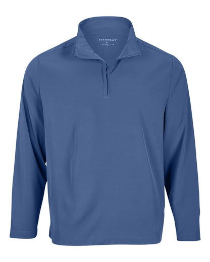 Boxercraft Quarter-Zip Stretch Pullover BM5206 #color_Indigo