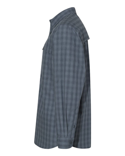 DRI DUCK Paseo Plaid Shirt 4465 #color_Deep Blue