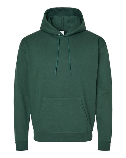 Hanes Unisex EcoSmart® Hooded Sweatshirt P170 #color_Athletic Dark Green