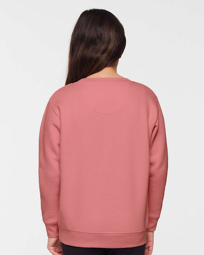 LAT Youth Elevated Fleece Crewneck Sweatshirt 2225 #colormdl_Mauvelous