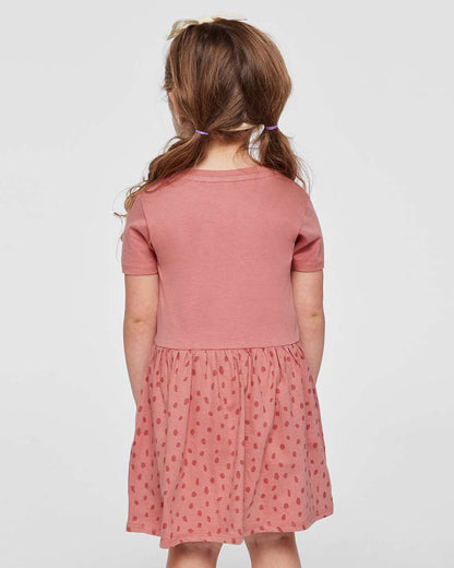 Rabbit Skins Toddler Fine Jersey Dress 5333 #colormdl_Mauvelous/ Mauvelous Spot