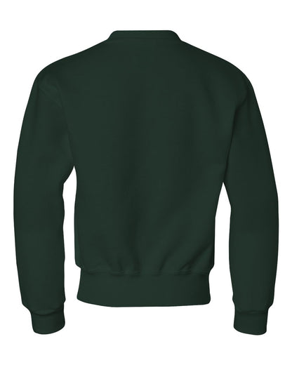 JERZEES Youth NuBlend® Crewneck Sweatshirt 562BR #color_Forest Green