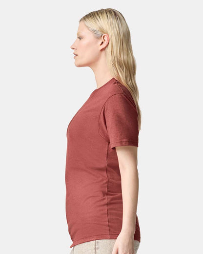 American Apparel Unisex CVC Tee 2001CVC #colormdl_Heather Canyon