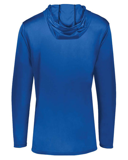 Holloway Men's Momentum Hooded Long Sleeve T-Shirt 222830 #color_Royal