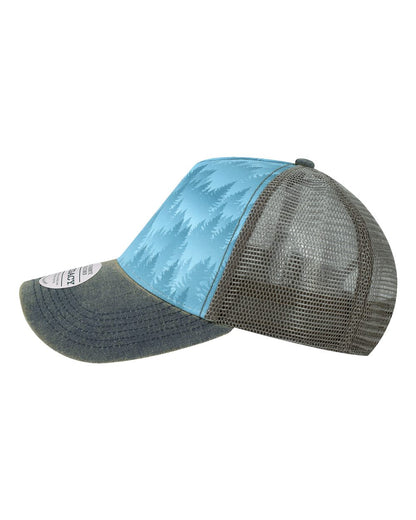 LEGACY Old Favorite Five-Panel Trucker Cap OFAFP #color_Blue Pines