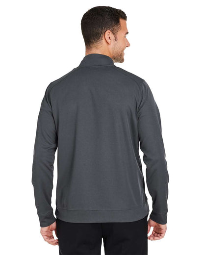 North End Men's Express Tech Performance Pique Quarter-Zip Pullover NE412 #colormdl_Carbon