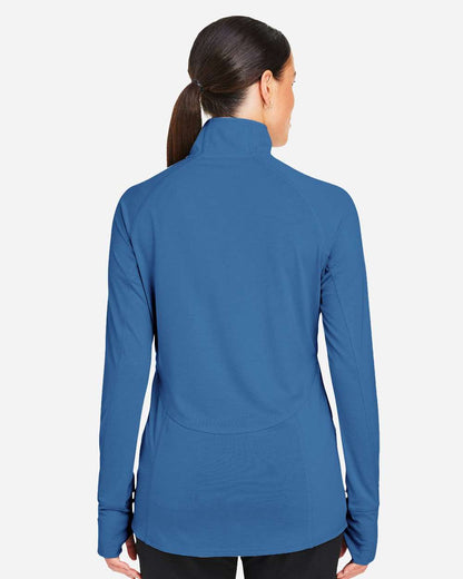 Puma Golf Women's Bandon Quarter-Zip Pullover PG400W #colormdl_Lake Blue