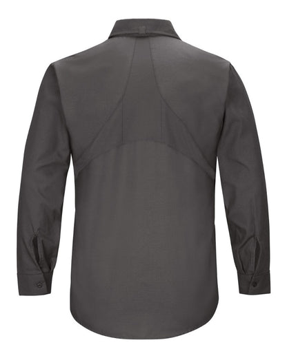 Red Kap Men's Mimix™ Long Sleeve Work Shirt SX10 #color_Charcoal