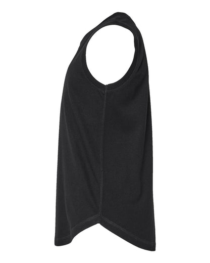 LAT Girls' Relaxed Fine Jersey Tank 2692 #color_Black