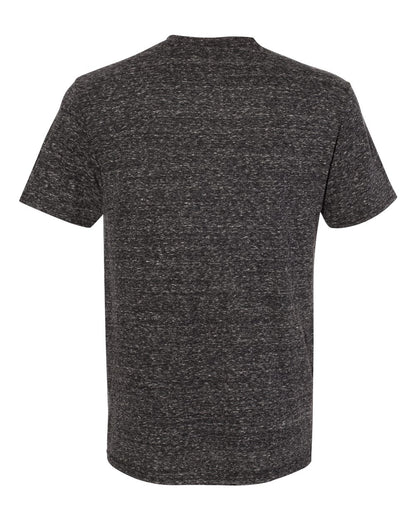 JERZEES Unisex Snow Heather Jersey T-Shirt 88MR #color_Black Ink