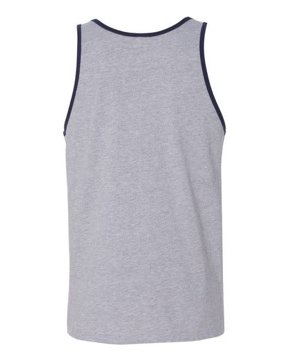 BELLA + CANVAS Jersey Tank 3480 #color_Athletic Heather/ Navy