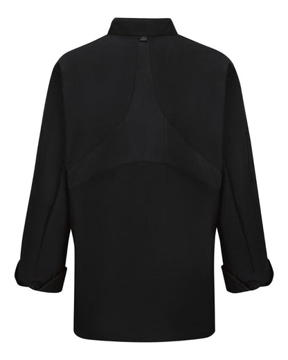 Chef Designs Women's Mimix™ Chef Coat with OilBlok 041X #color_Black