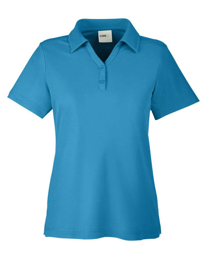 CORE365 Women's Fusion ChromaSoft™ Pique Polo CE112W #color_Electric Blue