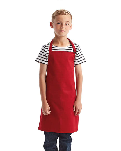 Artisan Collection by Reprime Youth Recycled Apron RP149 #colormdl_Red
