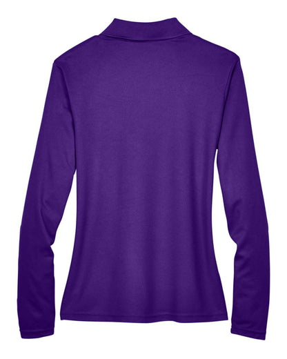 CORE365 Women's Pinnacle Performance Long Sleeve Piqué Polo 78192 #color_Campus Purple