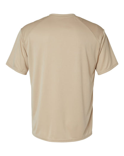 Badger B-Core Sport Shoulders T-Shirt 4120 #color_Sand