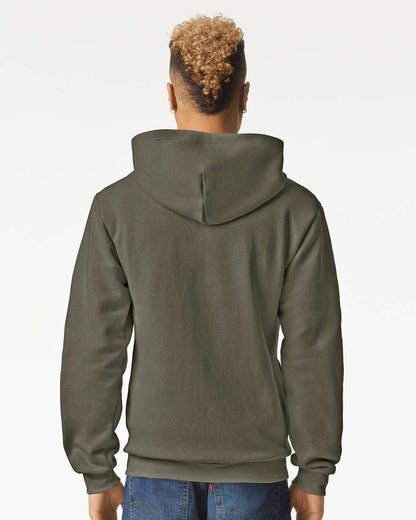 American Apparel Unisex ReFlex Fleece Full-Zip Hoodie Sweatshirt RF497 #colormdl_Lieutenant