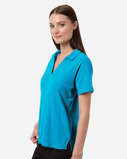 CORE365 Women's Resolve CVC Performance Pique Polo CE106W #colormdl_Electric Blue