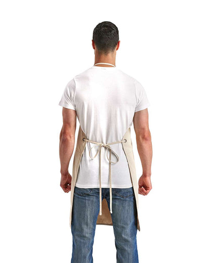 Artisan Collection by Reprime Artisan's Choice Double Pocket Canvas Apron RP181 #colormdl_Natural