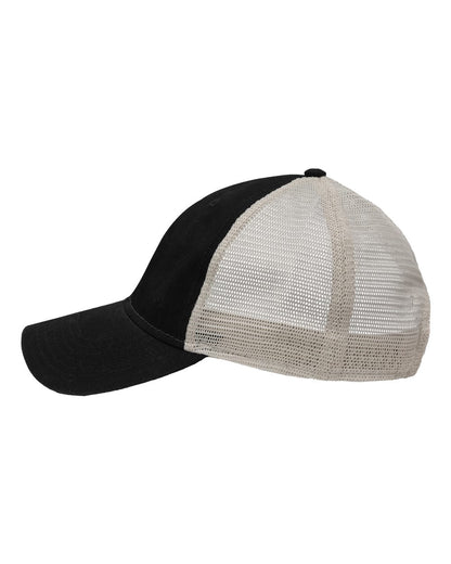 Sportsman Mesh Dad Hat Fit SP1750 #color_Black/ Stone