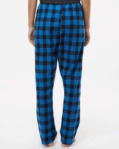 Boxercraft Women's Haley Flannel Pants BW6620 #colormdl_Royal/ Black Buffalo
