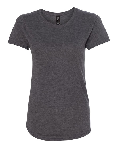 Gildan Women's Softstyle® Triblend T-Shirt 6750L #color_Dark Heather
